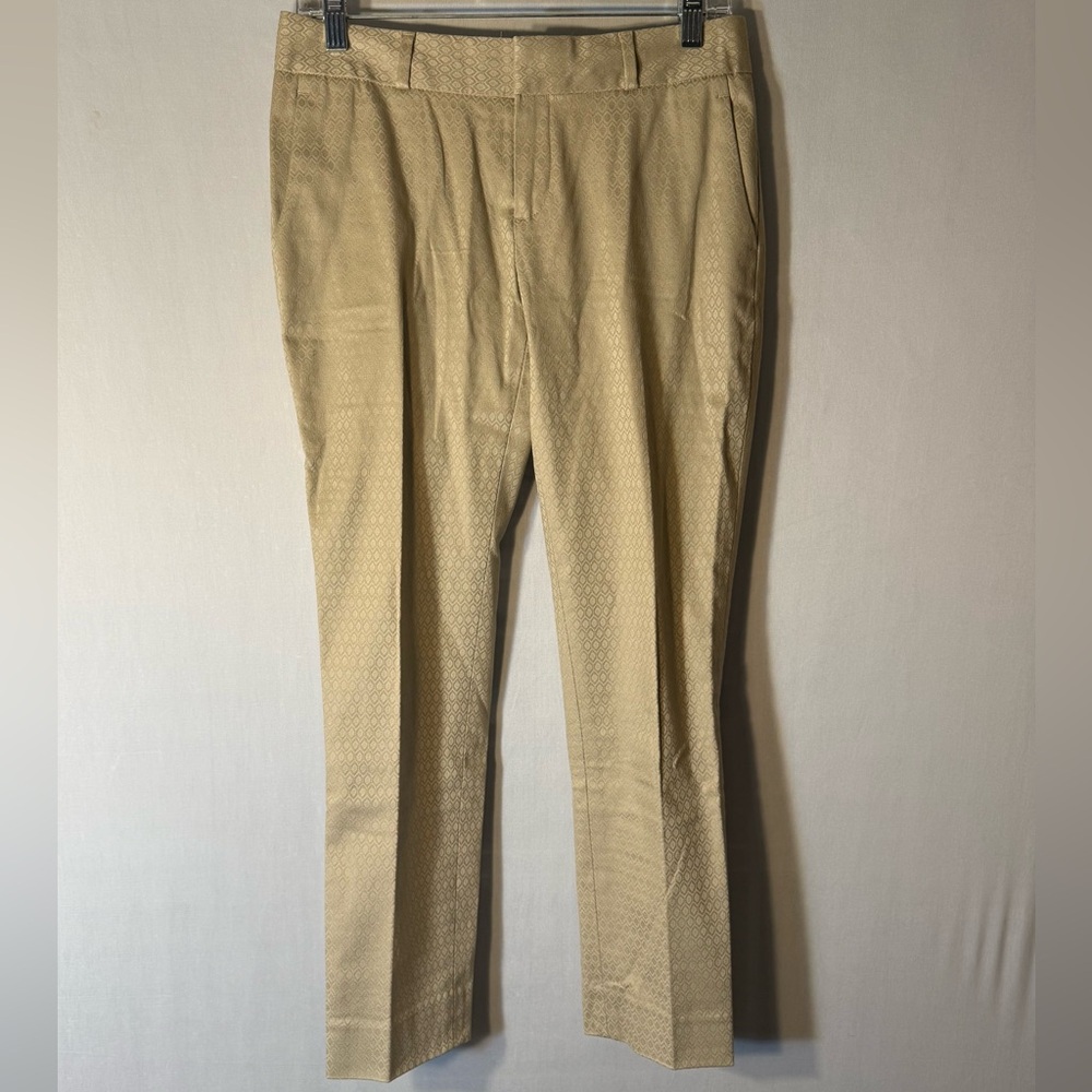 Banana Republic Women’s Tan Patterned Chinos